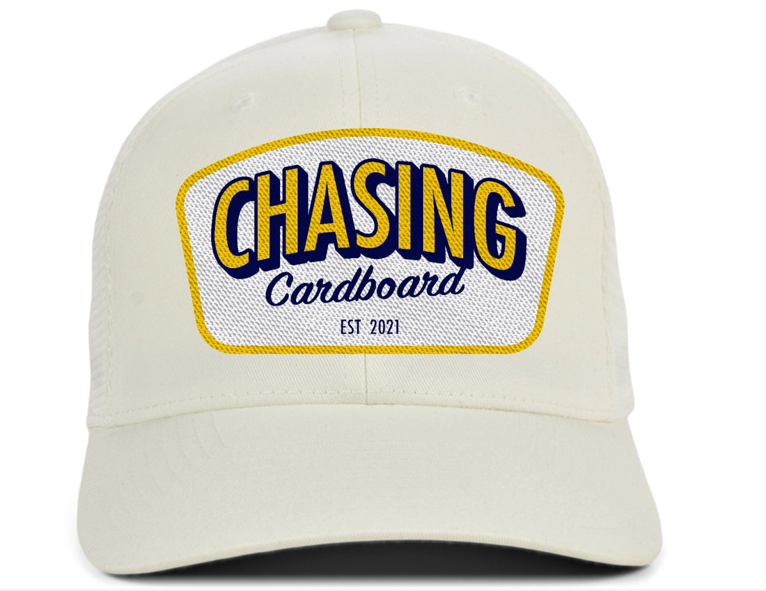 THE PATCH | CHASING CARDBOARD | White | 2025 Hat